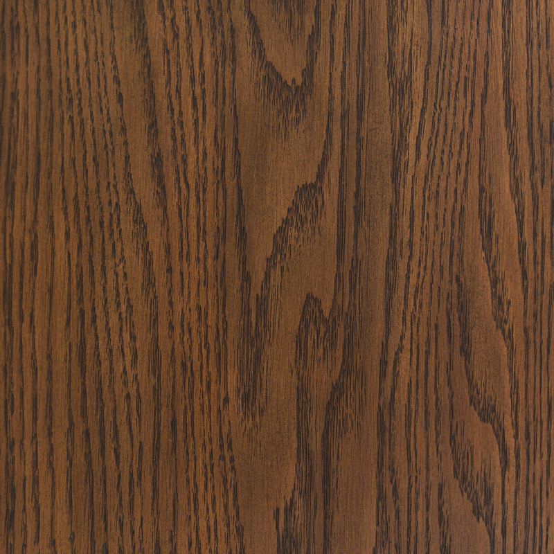 Zackaryn - King Panel Bed - Warm Brown