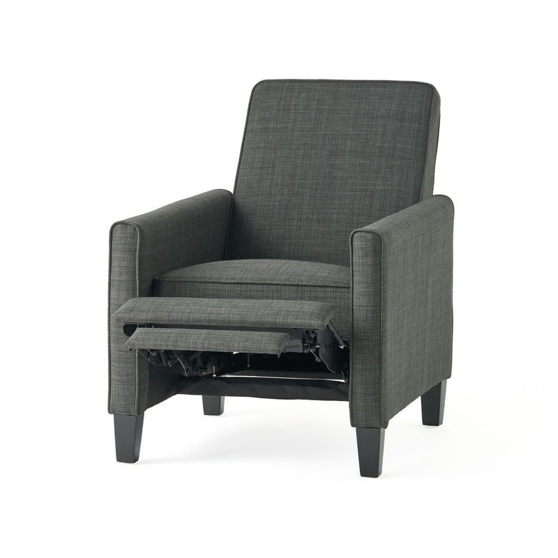 Upholstered Push Back Recliner Chair For Living Room