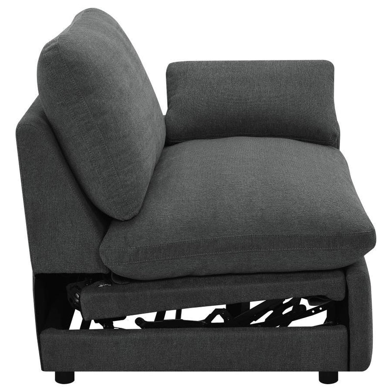 Collins - Modular RAF Power Recliner - Dark Gray
