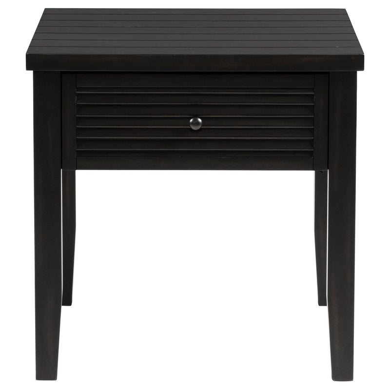 Concord 2-piece Coffee and End Table Set Distressed Java