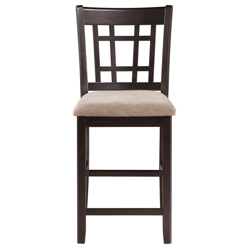 Lattice Back Counter Height Stools (Set of 2)