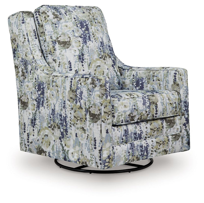 Dustinford - Swivel Glider Accent Chair - Multi