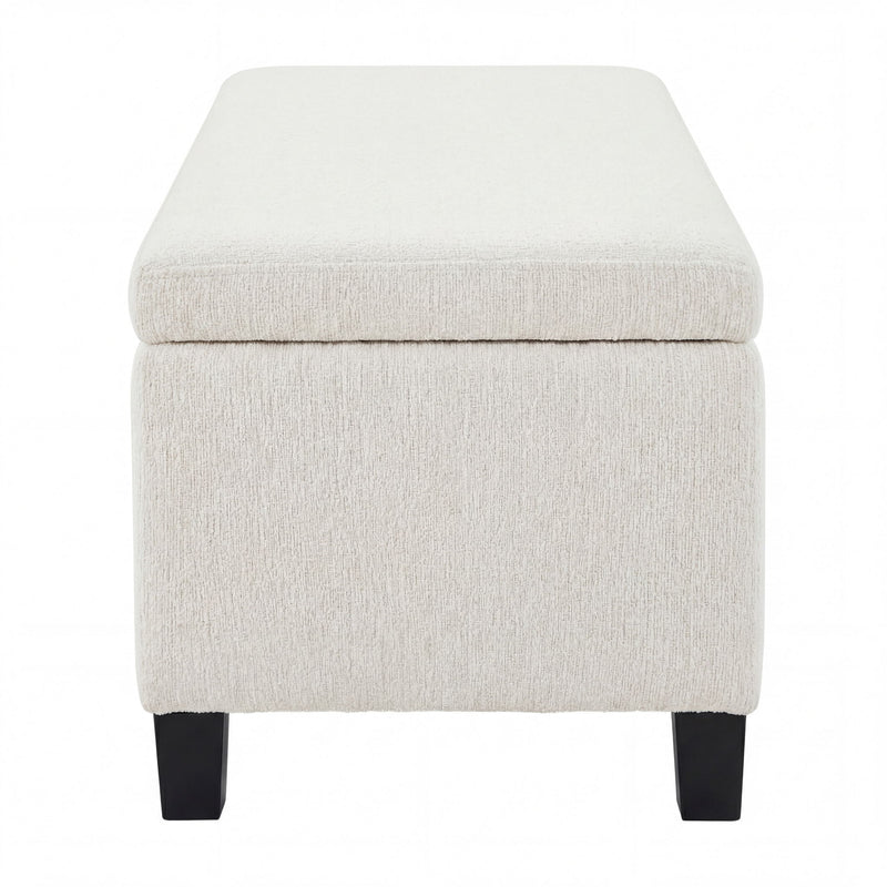 Upholstered Storage Ottoman Bench