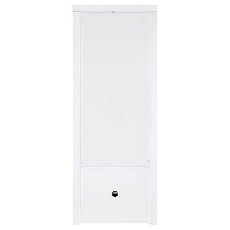 Lance - 3 Piece TV Entertainment Center With Shelves - Gloss White