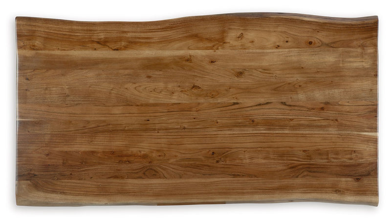 Fortmaine - Rectangular Dining Room Table - Brown / Black