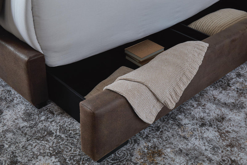 Lavernty - Upholstered Storage Bed