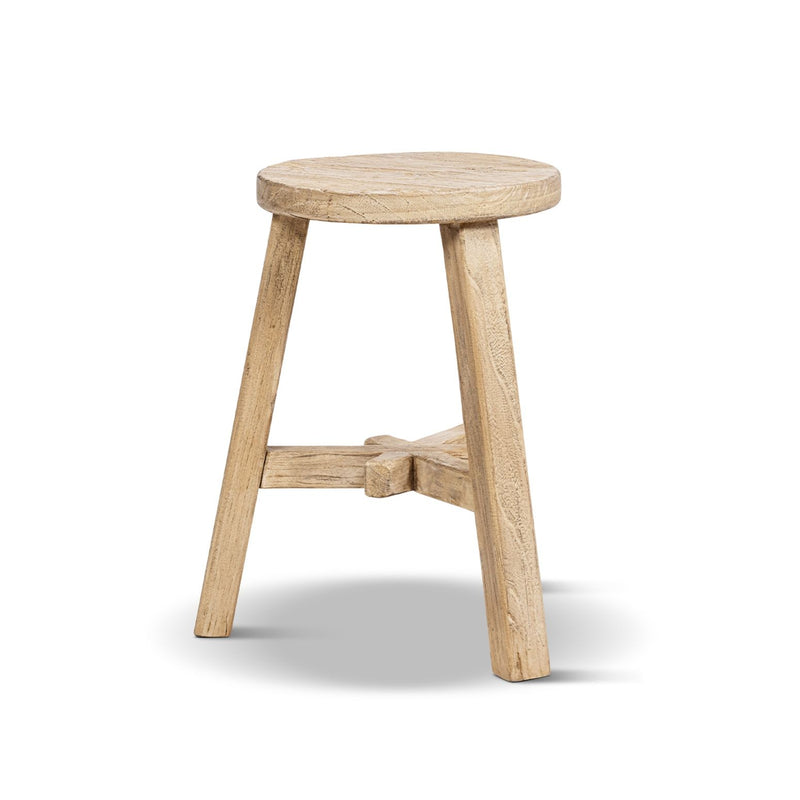 Linden - Round Stool - Light Brown