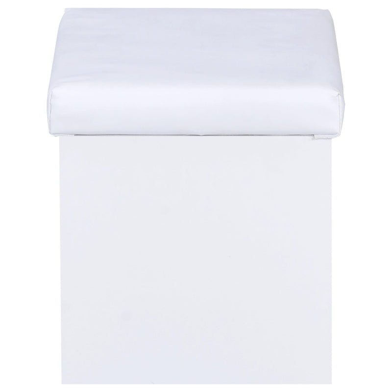 Harvey Vanity Set with Lift-Top Stool White