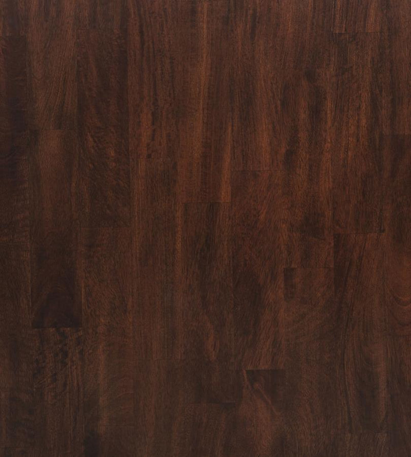 Barton - 5 Piece Round Wood Dining Table Set - Dark Brown