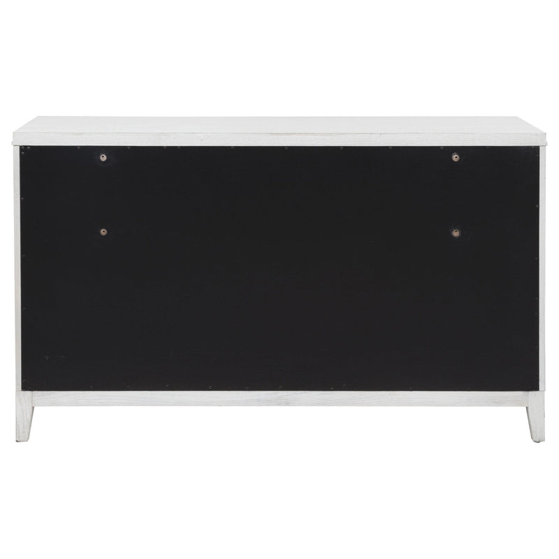 Marielle 6-drawer Bedroom Dresser Distressed White
