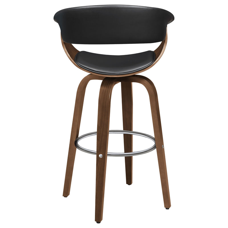 Swivel Bar Stool Elegant Design With Upholstery