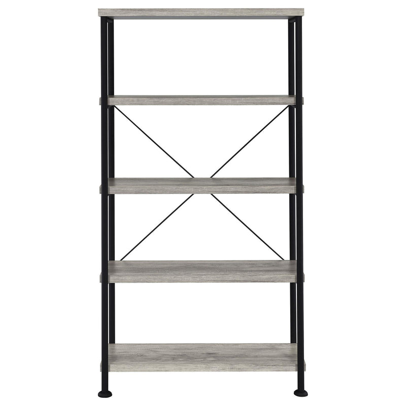 Analiese 63-inch 4-shelf Bookshelf Grey Driftwood