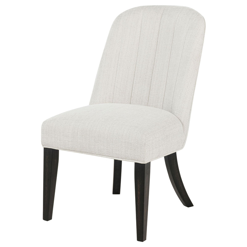Bangor - Upholstered Dining Side Chair (Set of 2) - Black / Cream