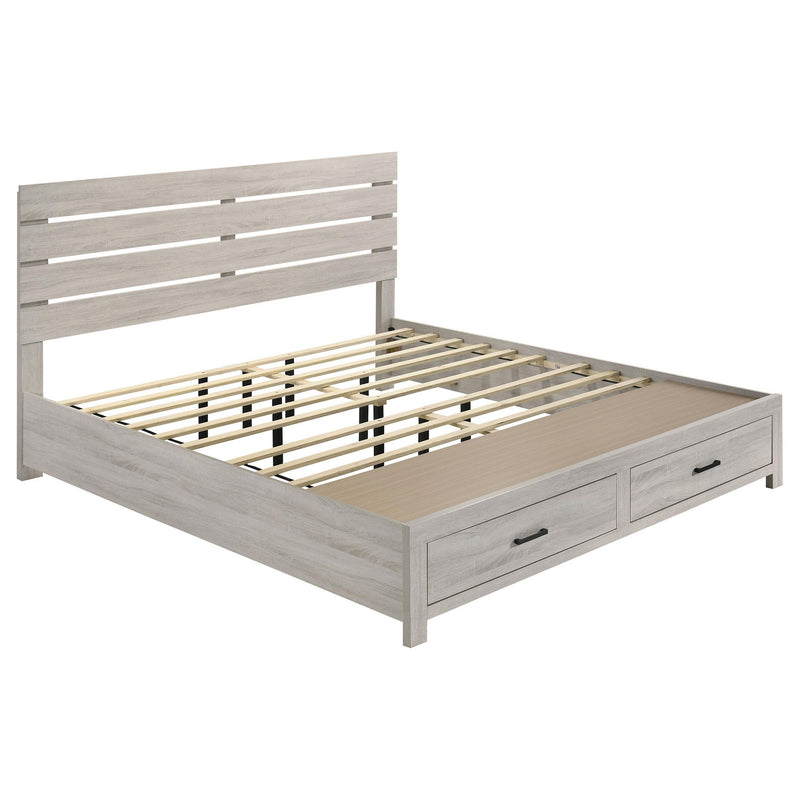 Brantford 4-piece Eastern King Bedroom Set Coastal White
