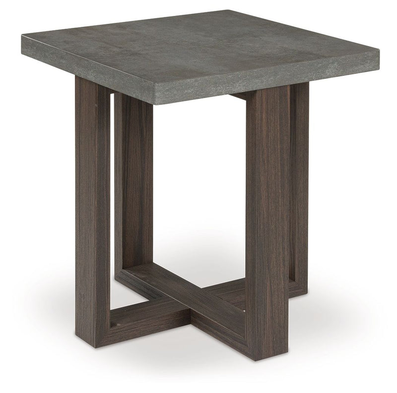 Dynnford - Occasional Table Set (Set of 3) - Gray / Brown