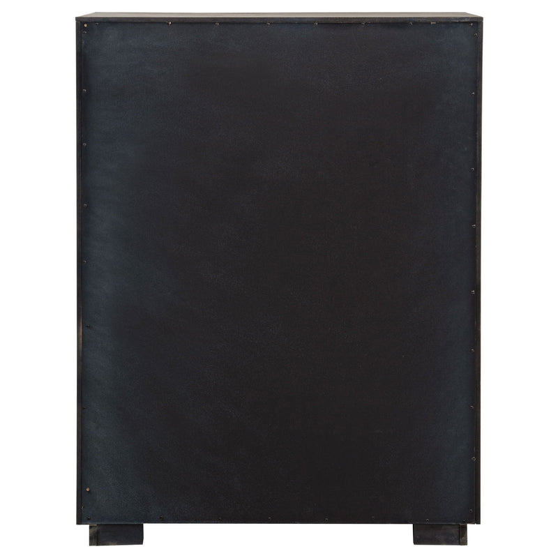 Gibbons Barley - 5 Drawer Bedroom Chest - Brown