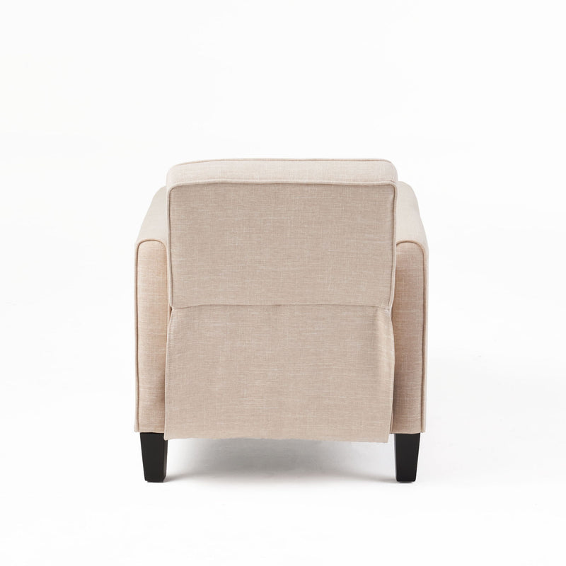 Upholstered Push Back Recliner Chair For Living Room