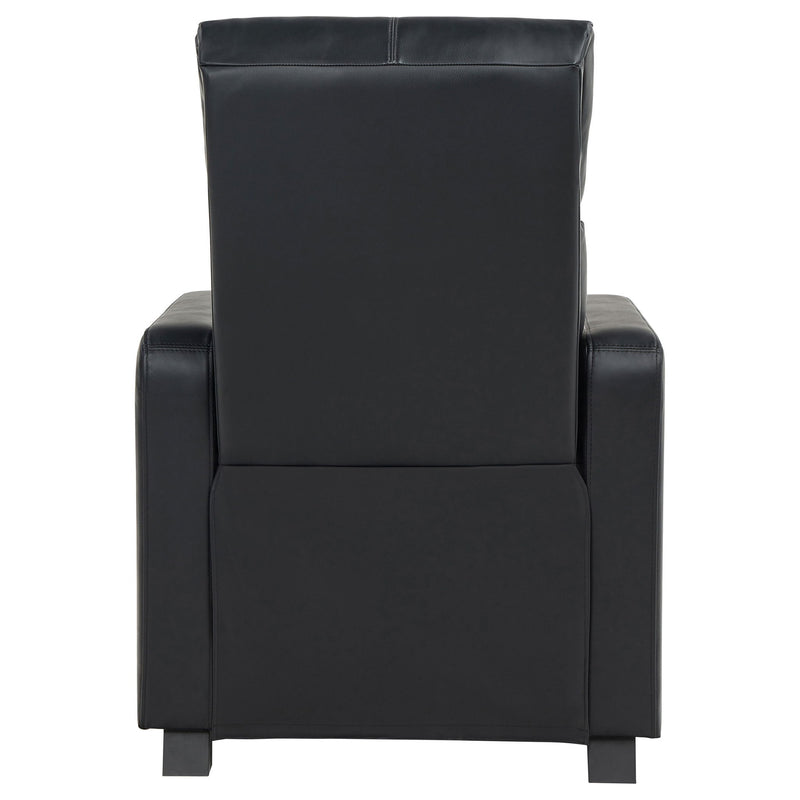 Warren - 3 Seater Reclining Home Theater - Black