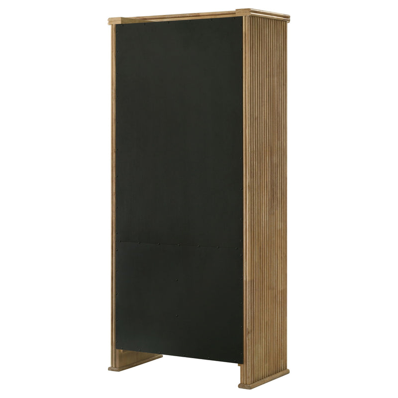 Dreydon - 4 Door Display Cabinet - Light Brown