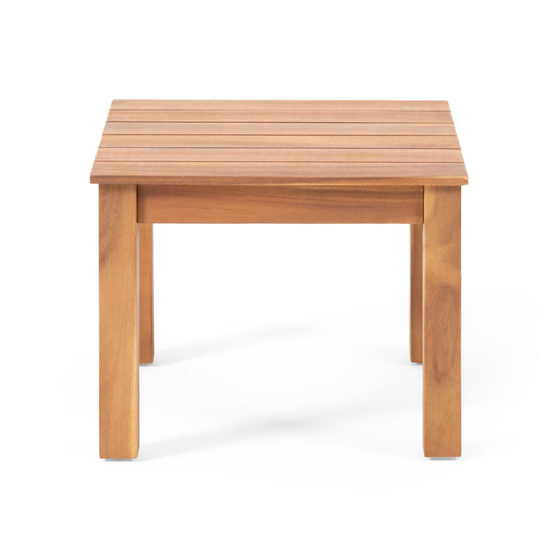 Halcyon - Outdoor Side Table With Slat Design