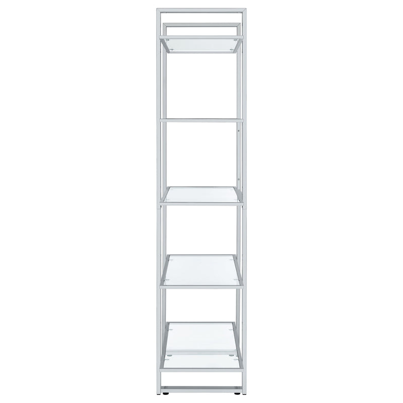 Colfax - 5 Shelf Bookshelf - Clear