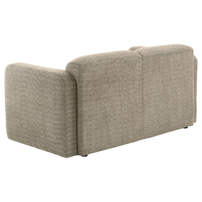 Dorset - Fabric Upholstered Round Track Arm Loveseat