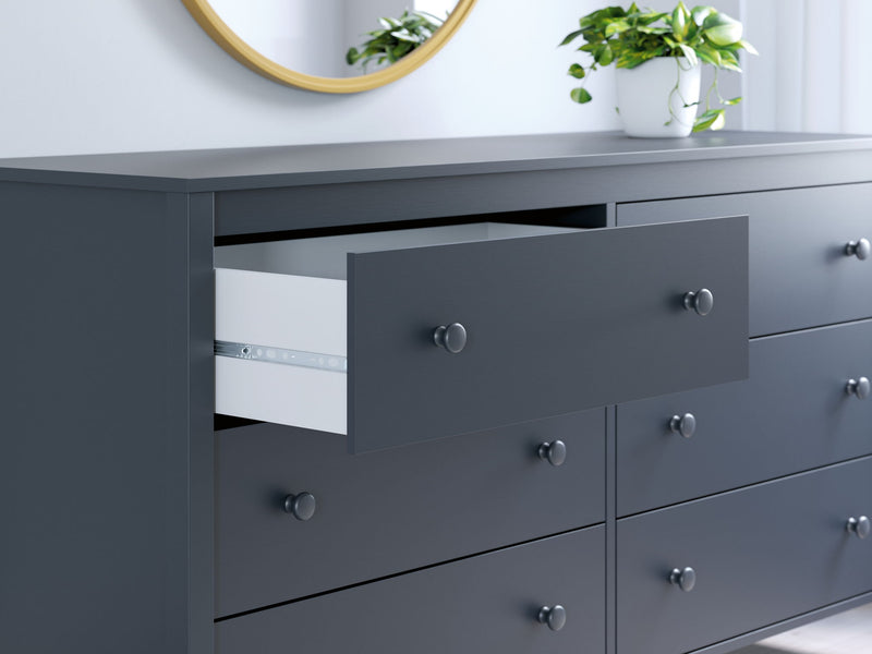 Simmenfort - Six Drawer Dresser - Navy Blue Griffin's Furniture Simmenfort - Six Drawer Dresser - Navy Blue Griffin's Furniture