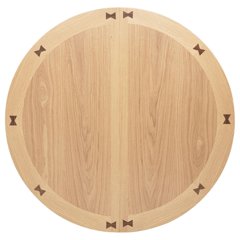 Lavon Oval 60-inch Wood Extension Leaf Dining Table Light Oak