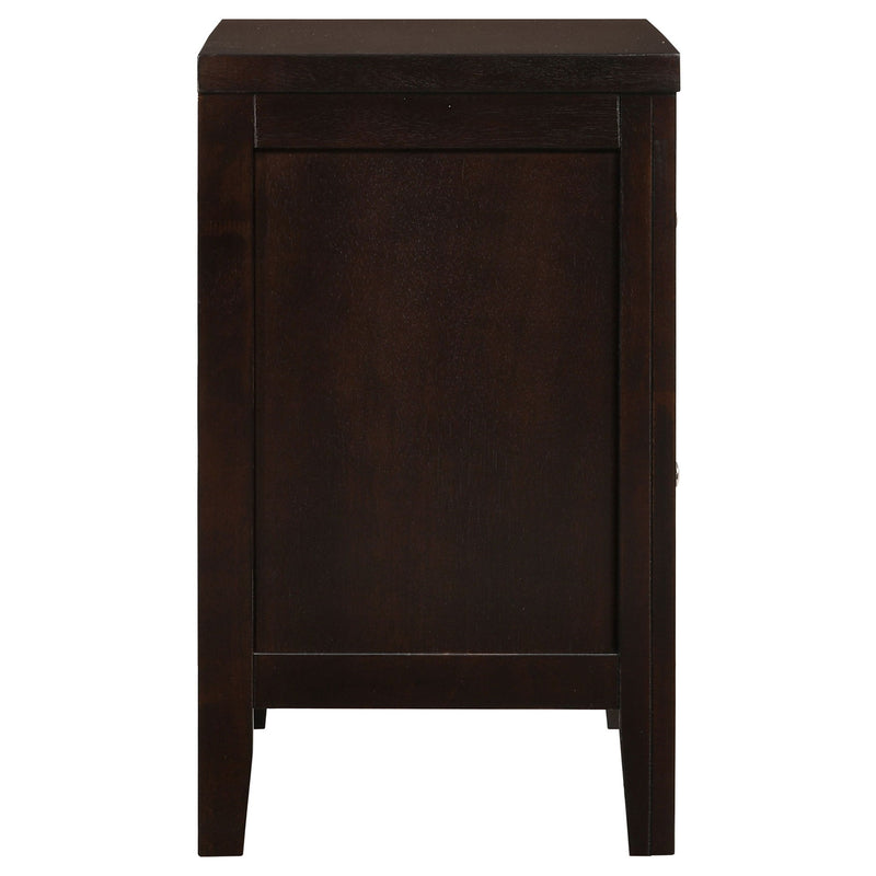 Garrett - 2 Drawer Nightstand - Cappuccino