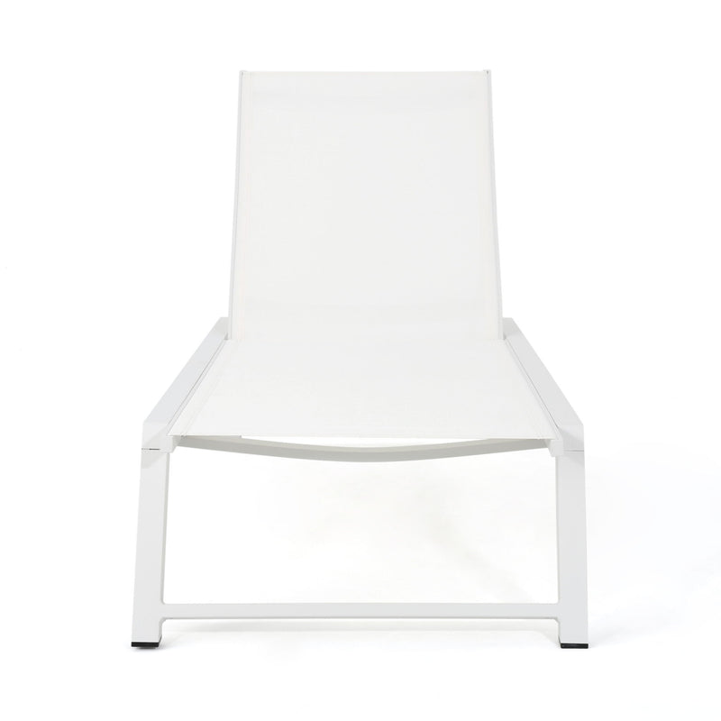 Myers - Modern Chaise Lounge Set With Adjustable Back