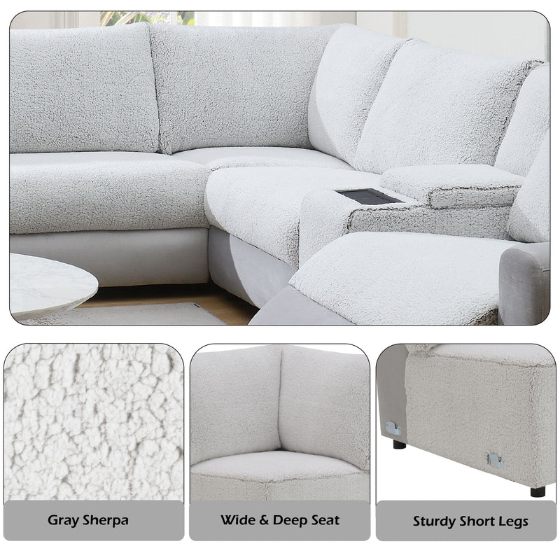 Tarrance - Modular Power Recliner Sectional - Gray