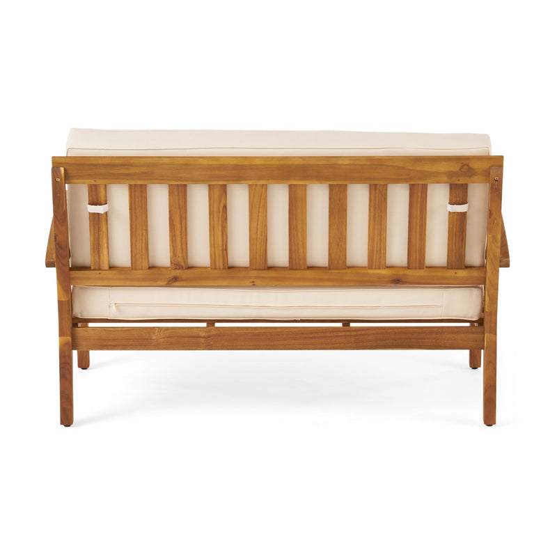 Outdoor Chat Set With Coffee Table And Loveseat