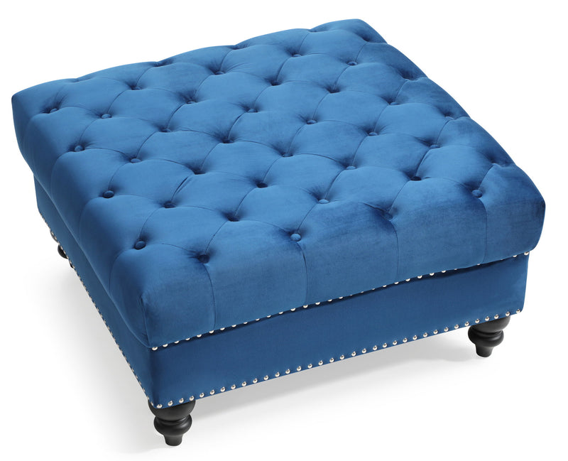 Ottoman - Navy Blue