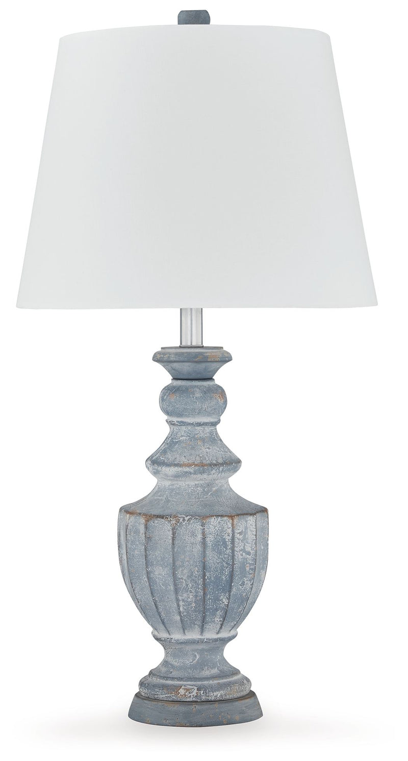 Cylerick - Terracotta Table Lamp - Antique Blue