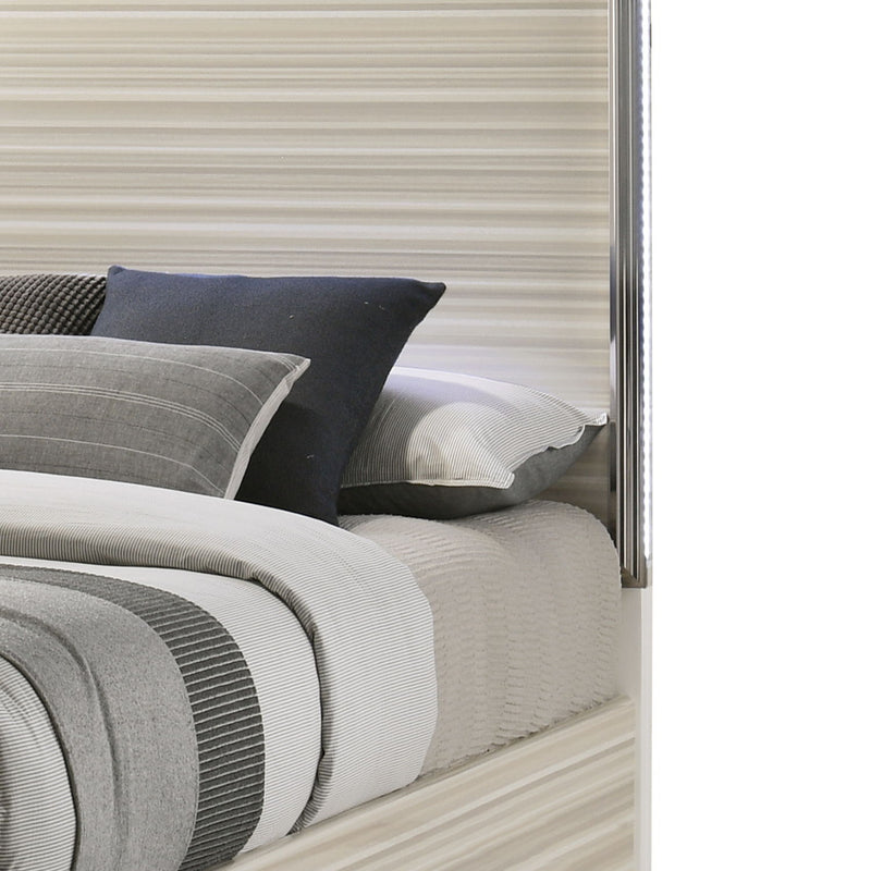 Leonor - Bed With LED Headboard And Footboard
