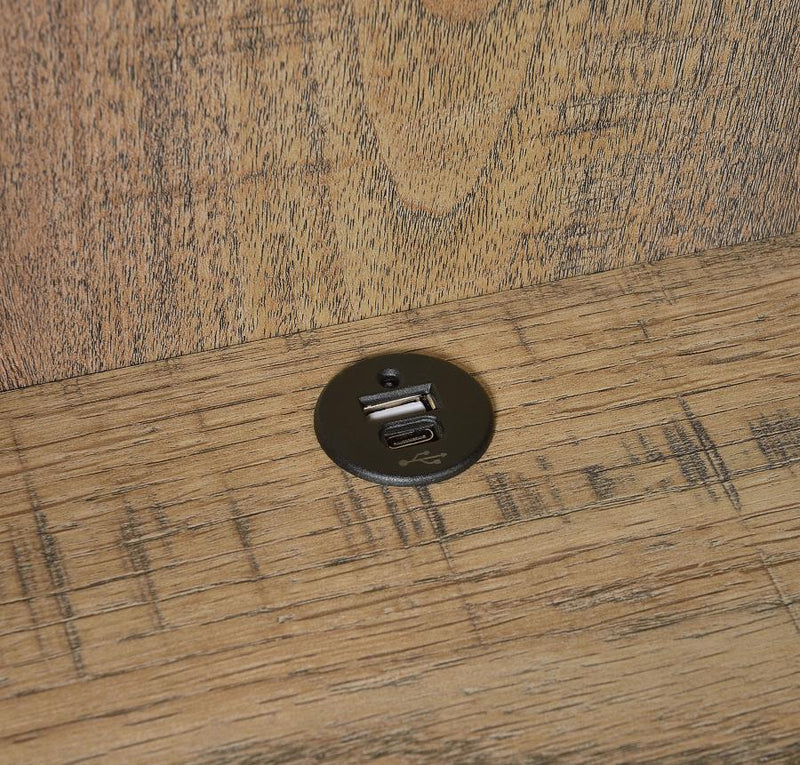 Westpark - 3-Shelf Bookcase USB And Lockable Drawer