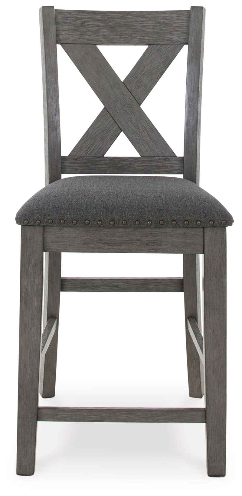 Caitbrook - Rect Drm Counter Table Set (Set of 7) - Gray