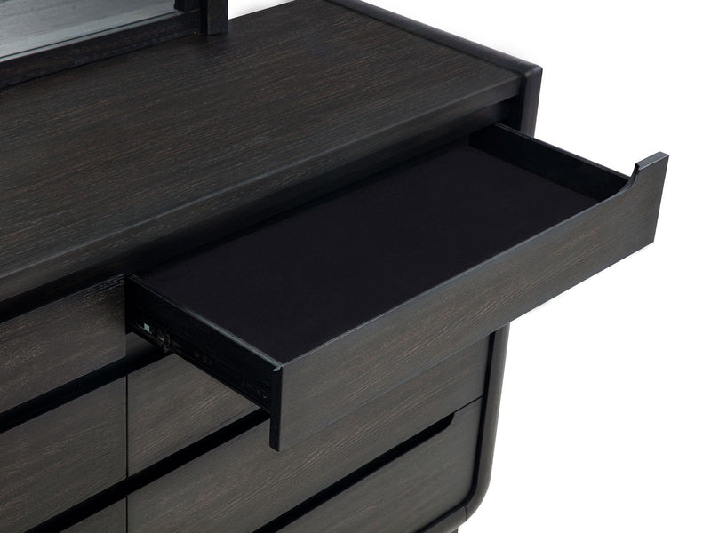 Leandro 4-piece Queen Bedroom Set Burnished Black