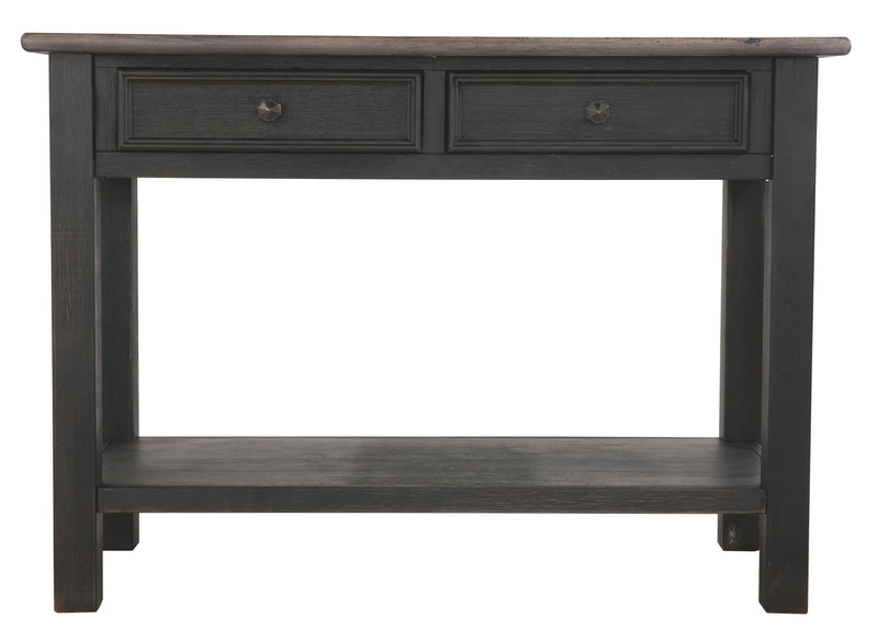 Tyler Creek - Sofa Table - Grayish Brown / Black