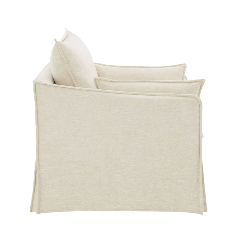 Shane - Chair With 2 Pillows - Beige