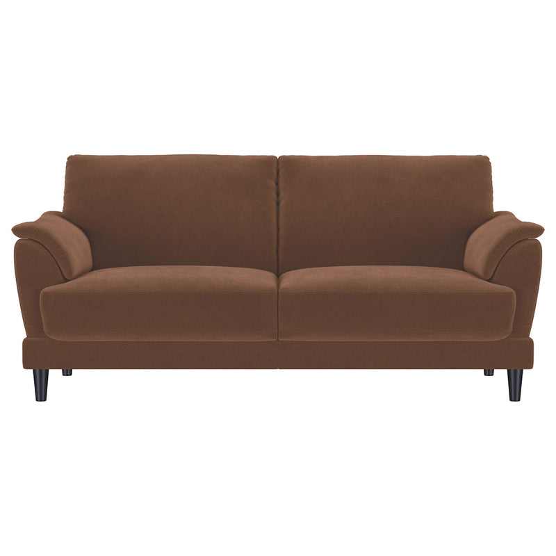 Dania - Sofa With Tufted Arms - Rust