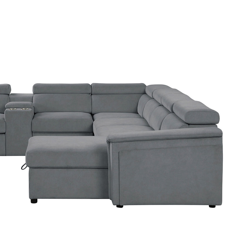 Harvey - Power Recliner Sleeper Sectional