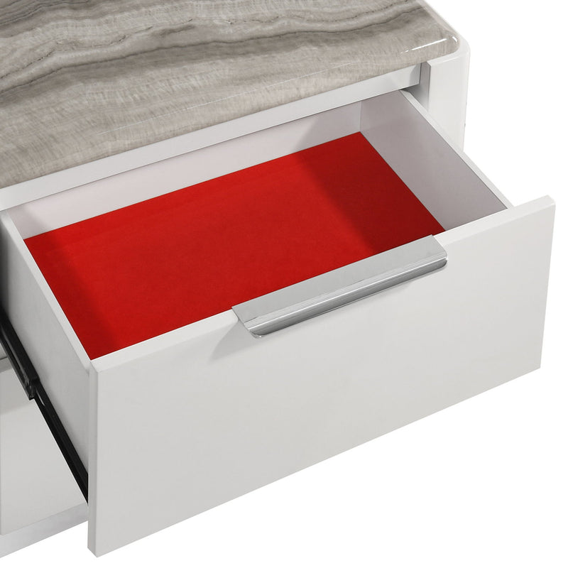 Jazz - 2 Drawer Nightstand - White