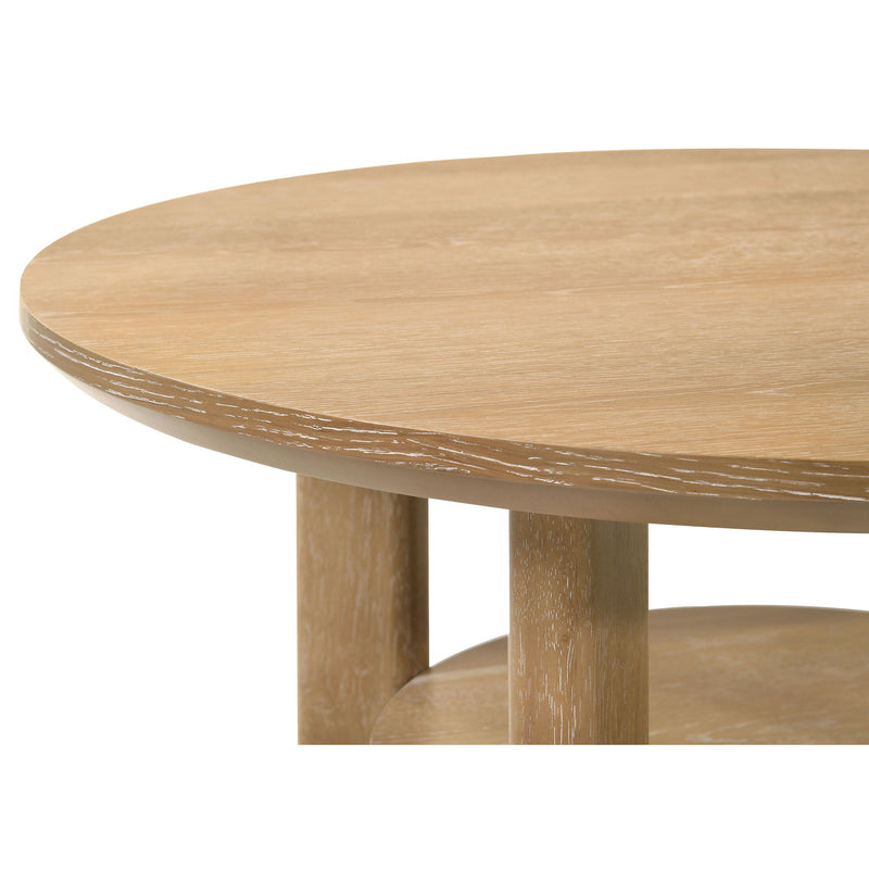 Crispin - Round Table With Lower Shelf