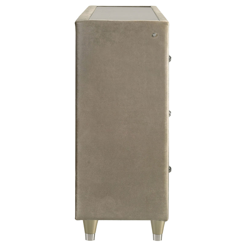 Mika - 8 Drawer LED Fireplace Dresser