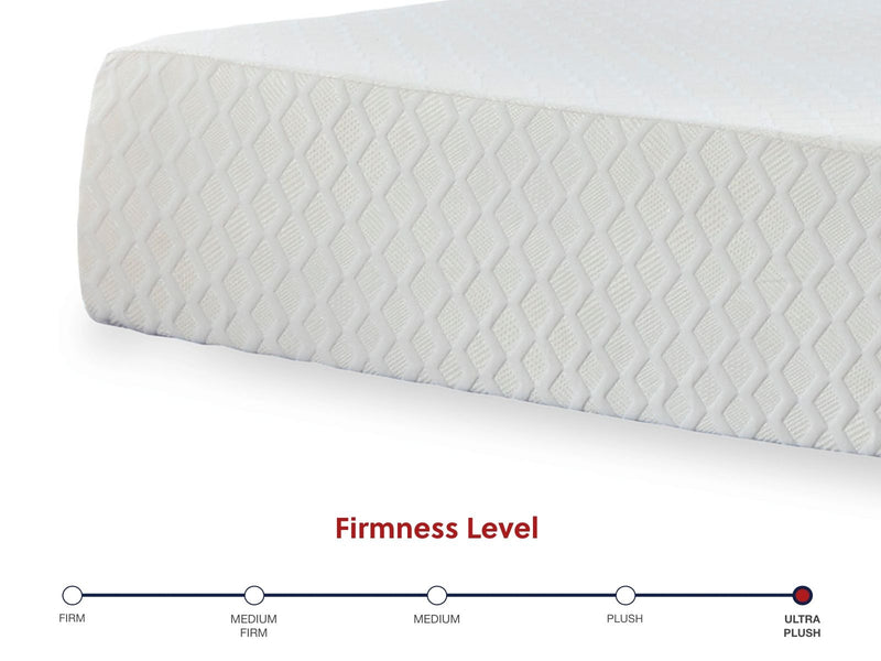 Chime 12 Inch Memory Foam - California King Mattress - 12-inch - White