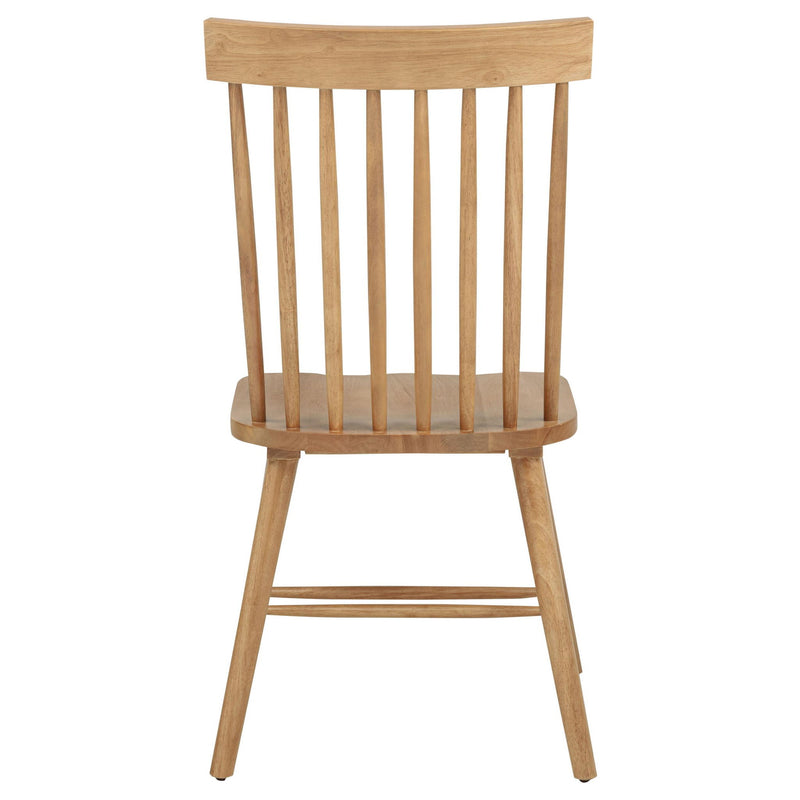 Andrews Windsor Spindle Back Dining Side Chair Light Ash (Set of 2)