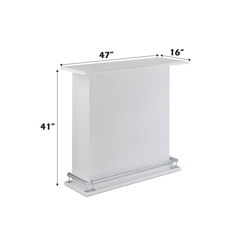 Kite - Bar Table - Gloss White