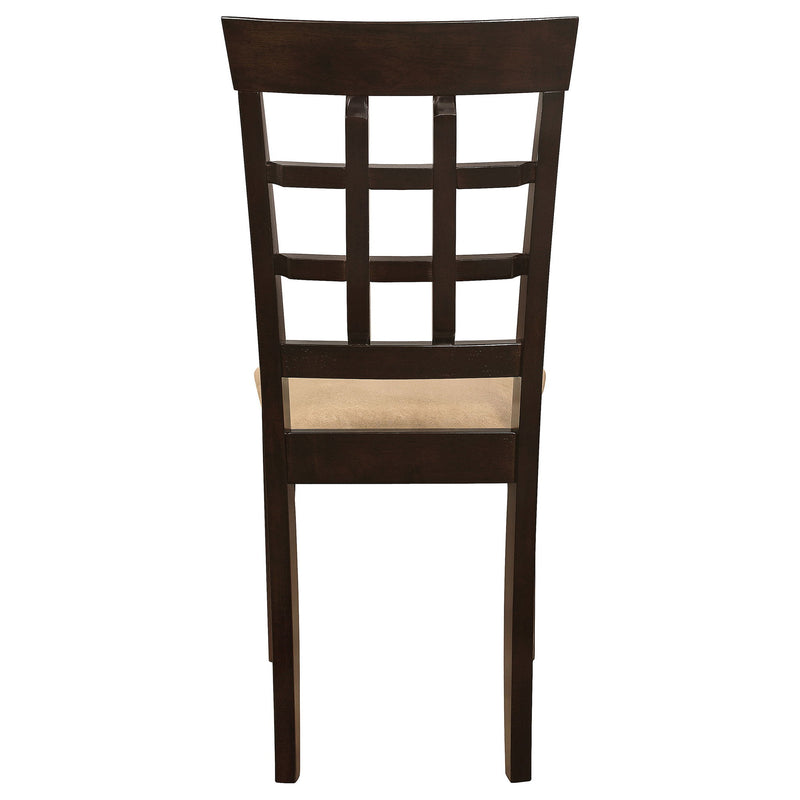 Lattice Back Dining Chair (Set of 2) - Brown