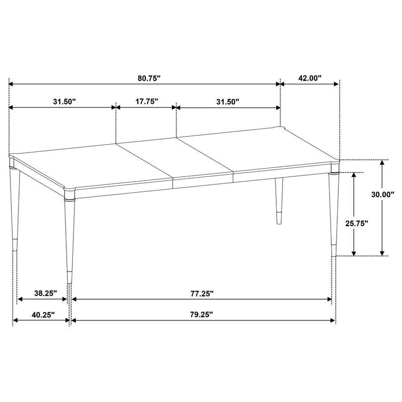 Reseda - Extension Leaf Dining Table - Ash Brown